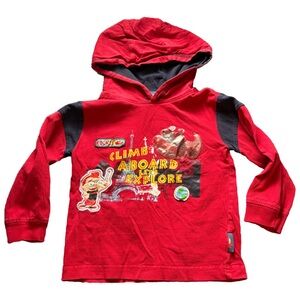 Little Einsteins Rare Red Hooded Shirt